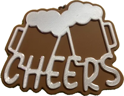 Cheers beer mugs ornament